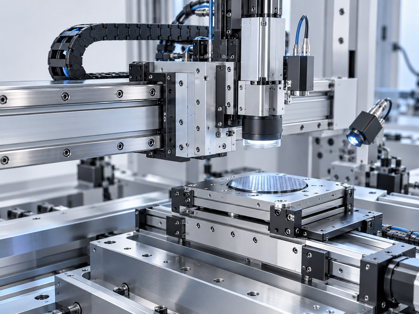 Precision automation equipment using high-accuracy linear motion systems